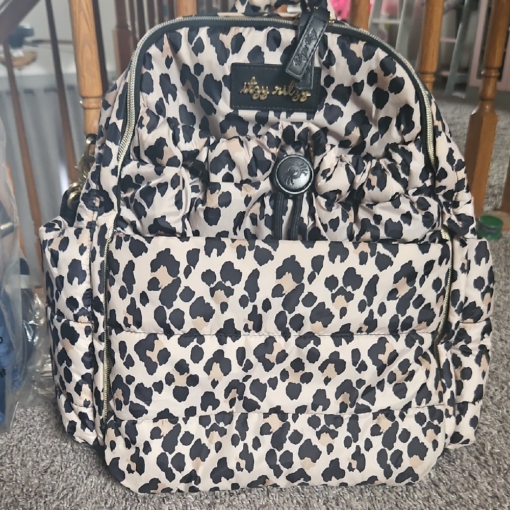 Itzy Ritzy Leopard Print Backpack